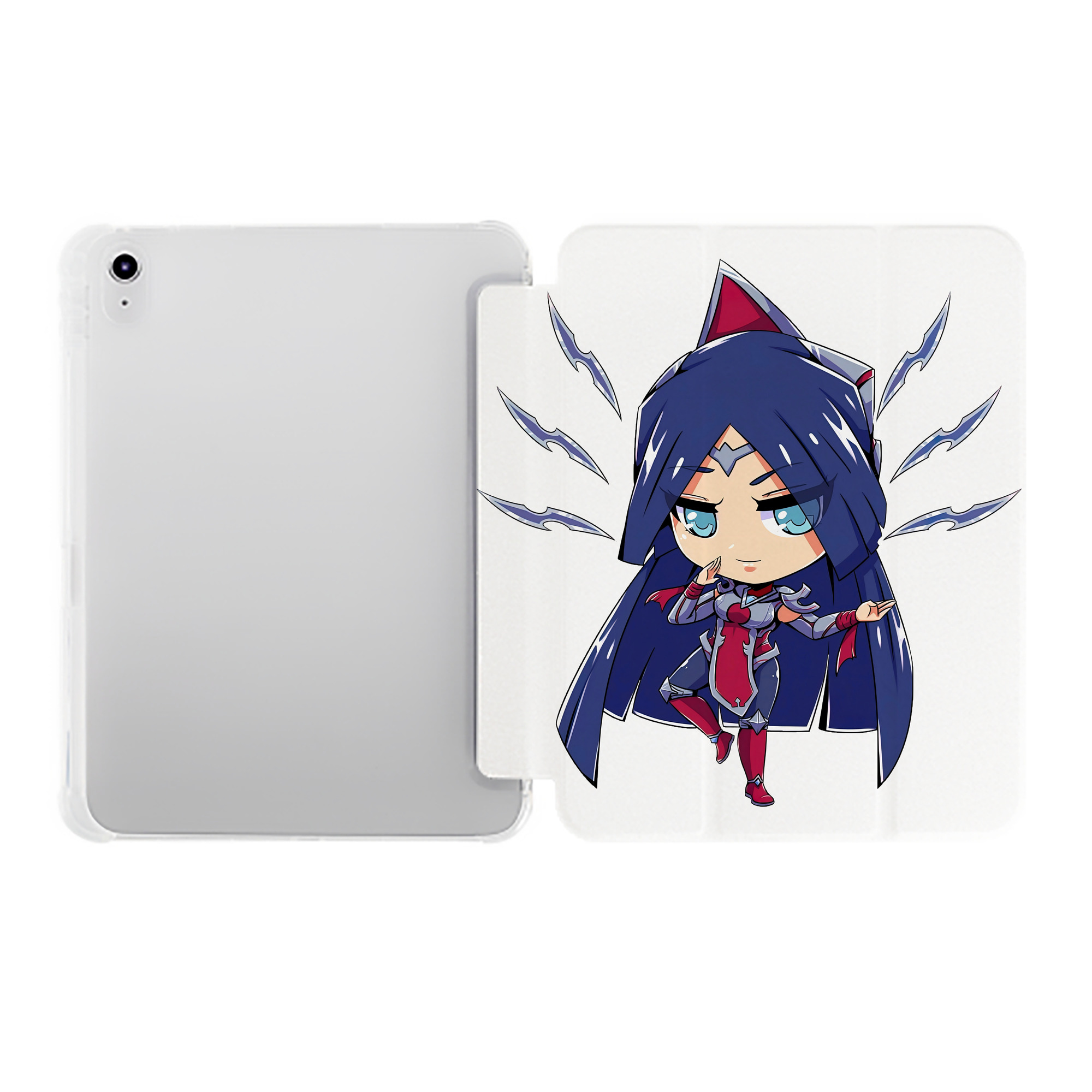 （画像用） リーグ・オブ・レジェンド League of Legends LOL IPad ケース ペン収納付き 三つ折りスタンド PUレザー×シリコン 対応機種9.5/10.5/10.9インチ